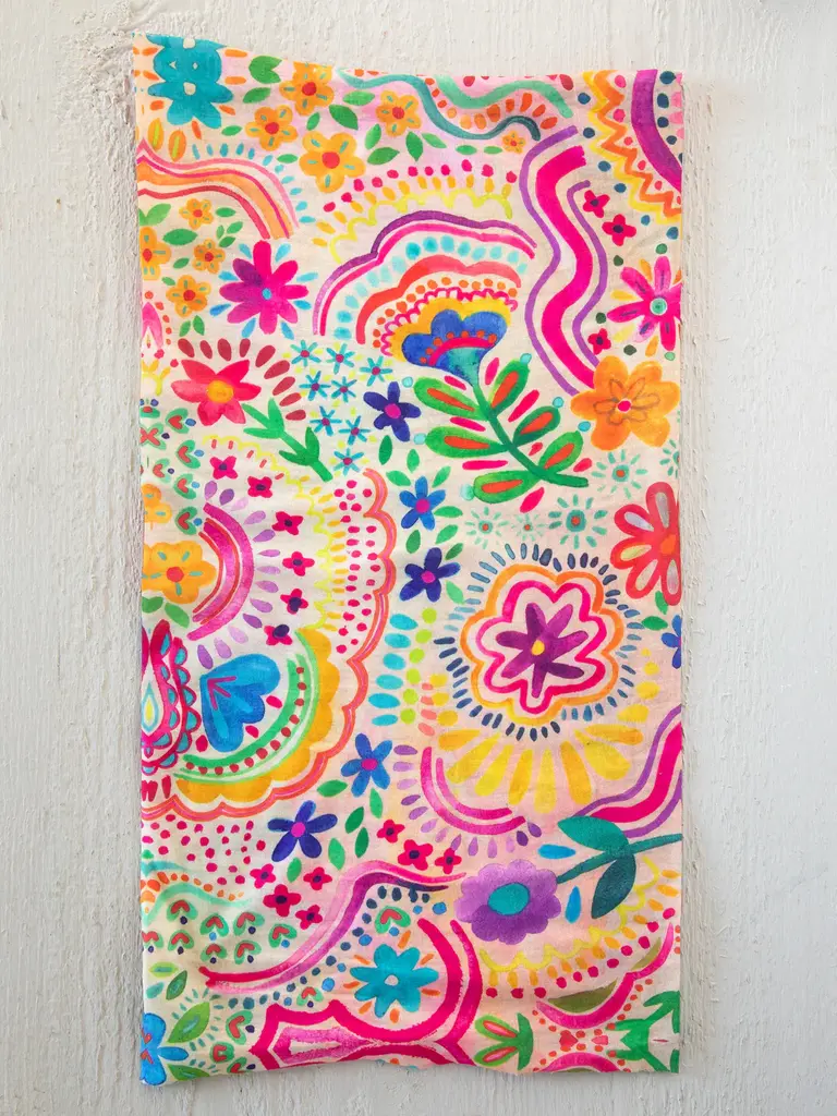Natural Life™ Boho Bandeau - Rainbow Doodle