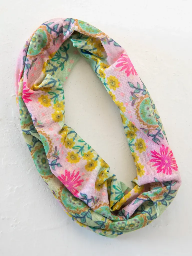 Natural Life™ Half Boho Bandeau - Mint Borders