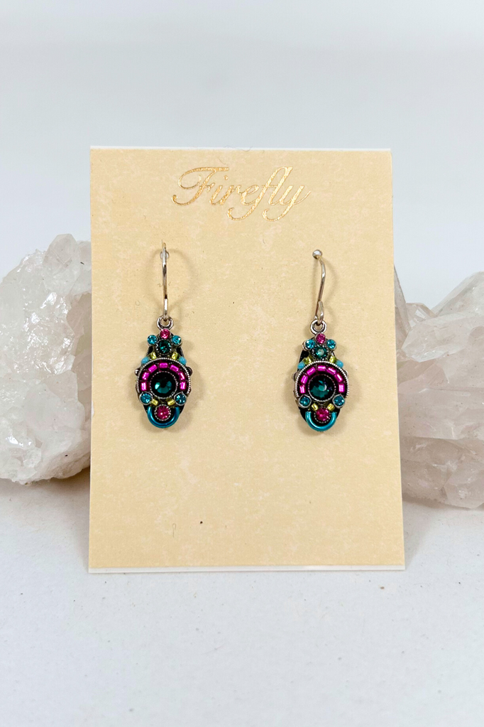 Firefly Oval Mosaic Earrings