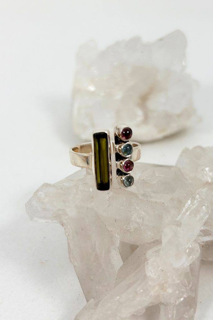Coded in Tourmaline Ring