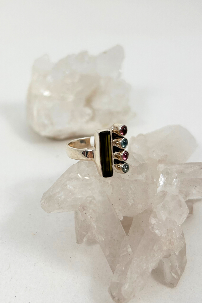 Coded in Tourmaline Ring