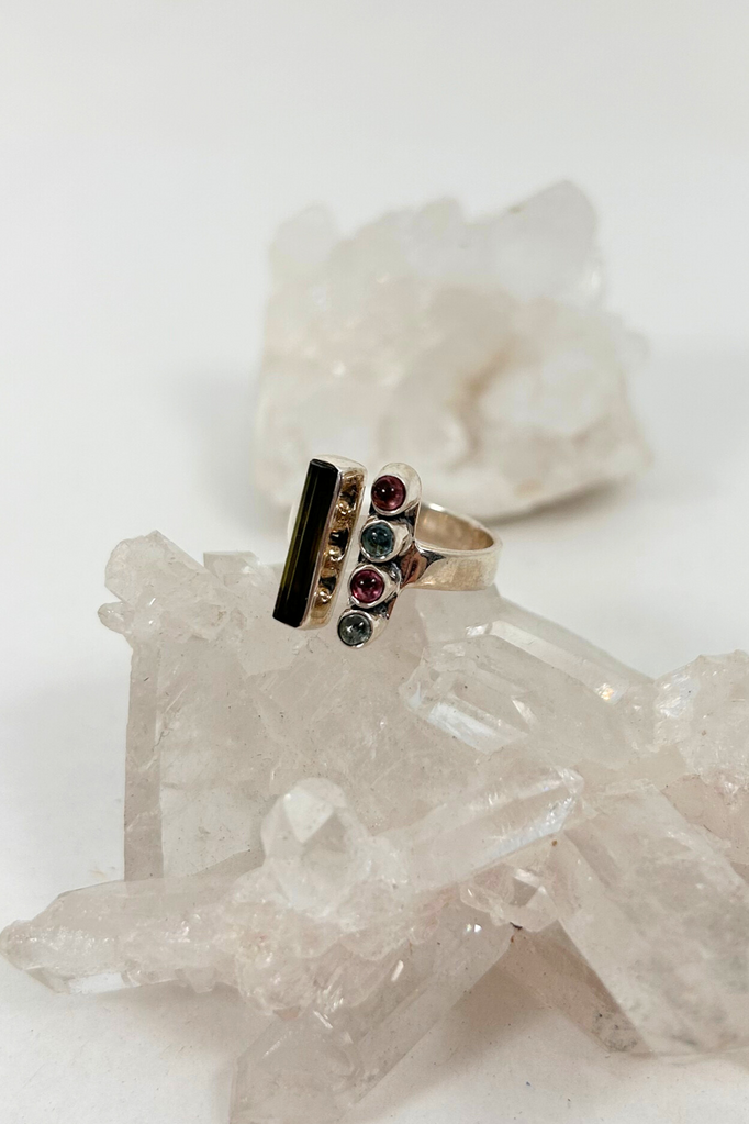 Coded in Tourmaline Ring