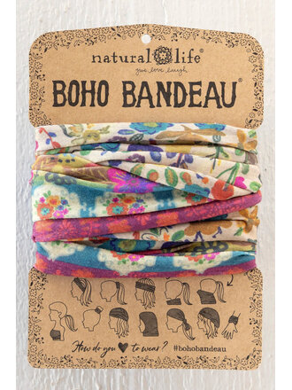 Natural Life™ Boho Bandeau - Cream Borders