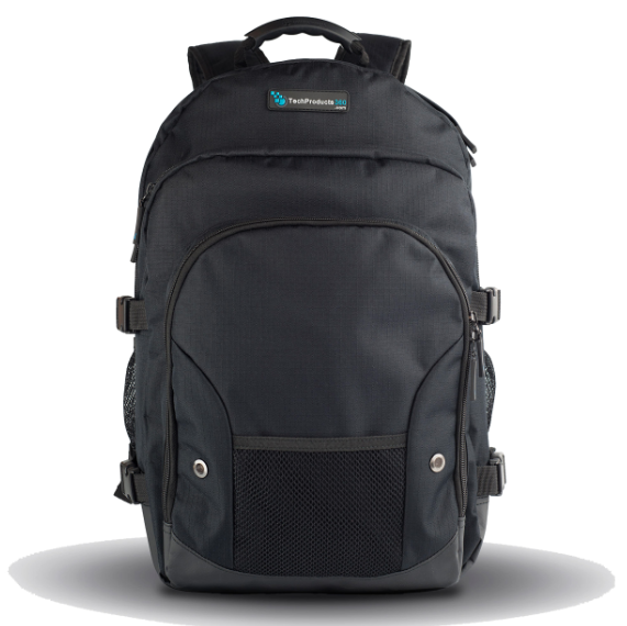 black tech backpack