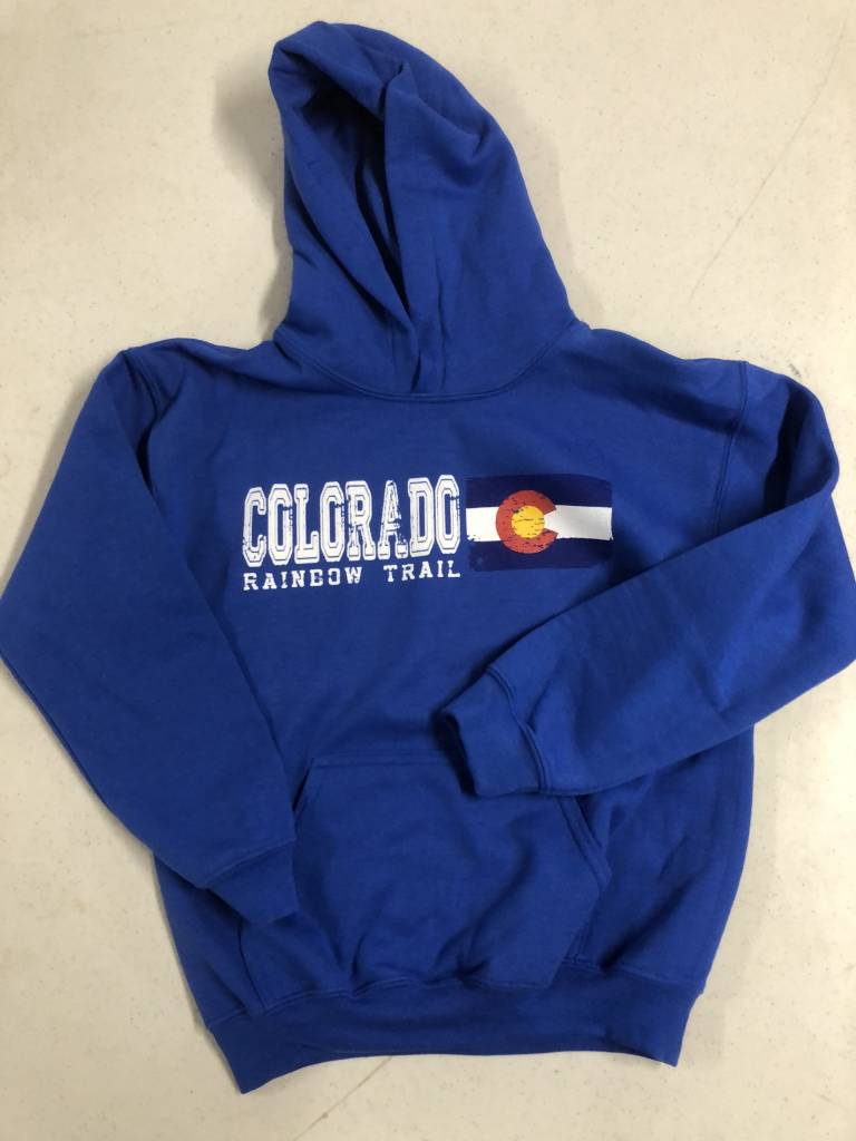 Colorado Flag Youth Hoodie - Rainbow Trail Lutheran Camp Pop Shop