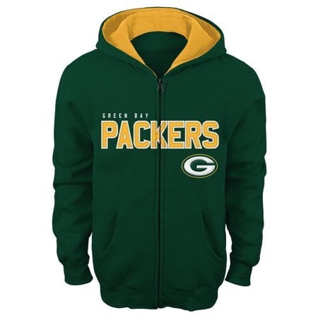 Green Bay Packers youth stated full zip 