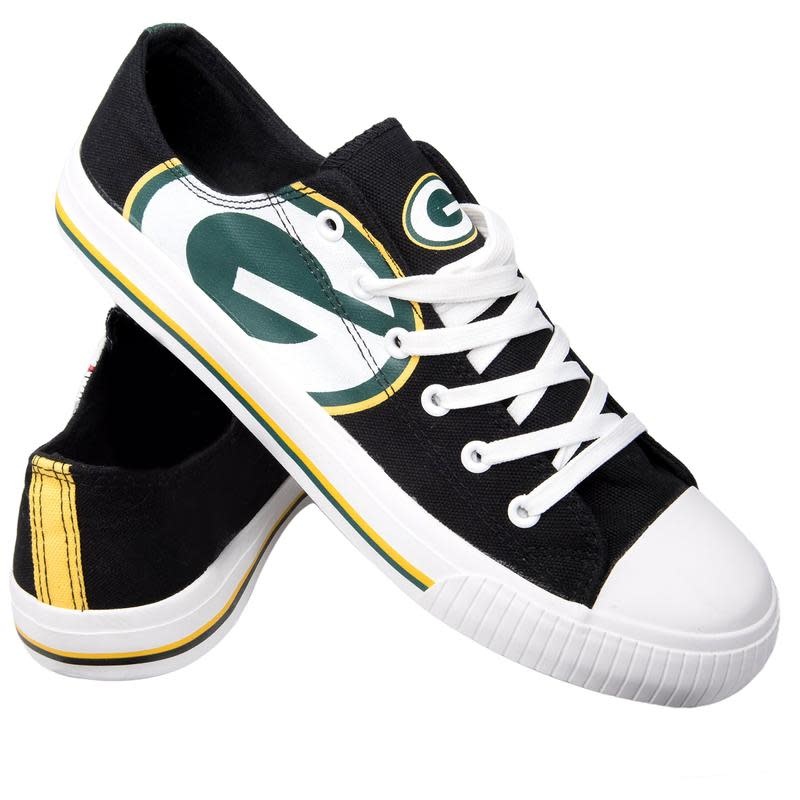 Green Bay Packers Men's Low Top Canvas Shoe - Packerland Plus