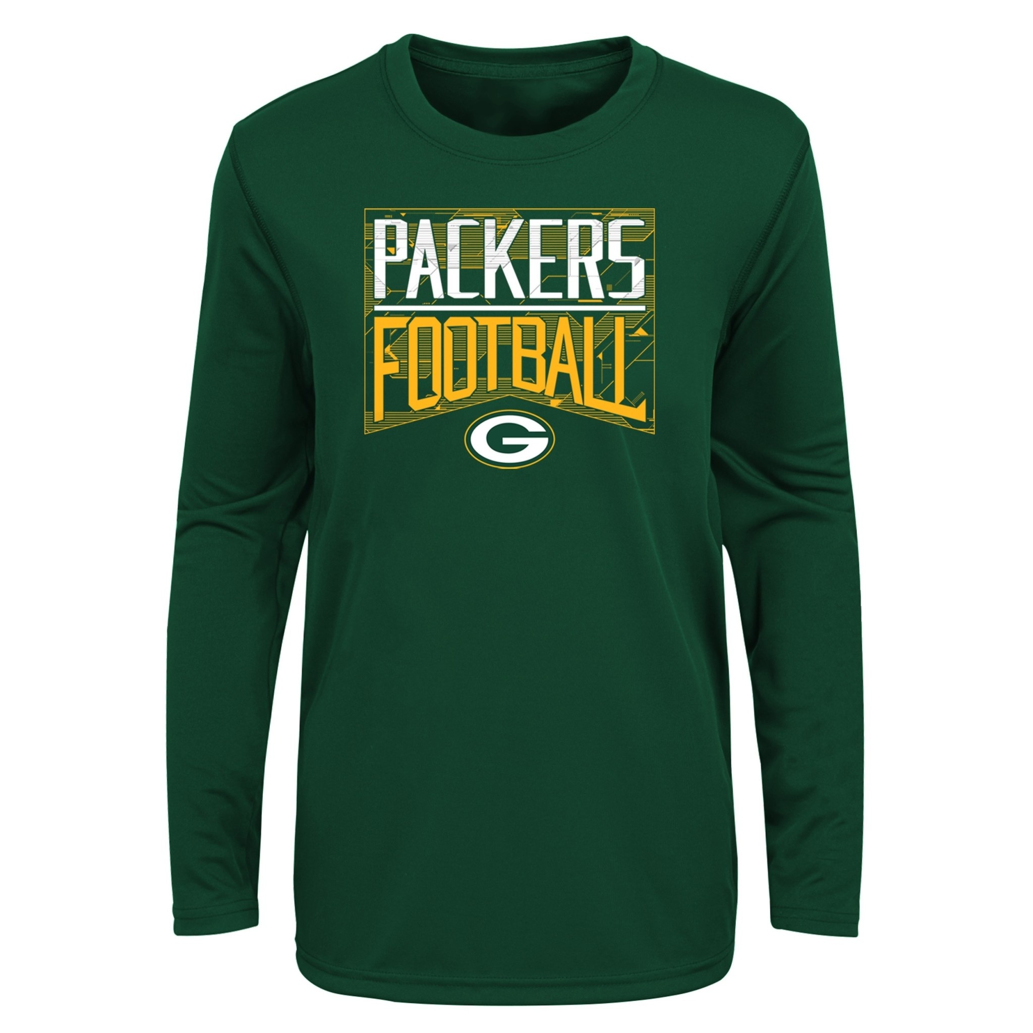 Green Bay Packers Youth Energy Long Sleeve Tee - Packerland Plus