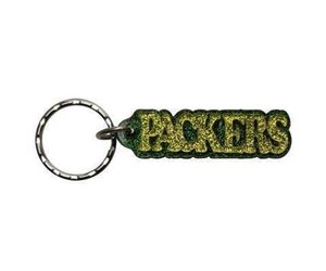 Green Bay Packers Glitter Packers Keychain Packerland Plus
