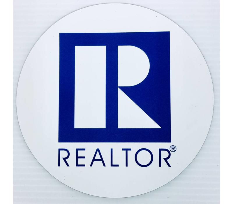 Realtor R Auto Magnet - Round -