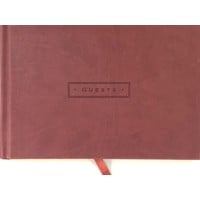 Guest Book - Burgundy