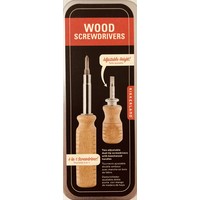 Screwdriver Set - Wood in Tin