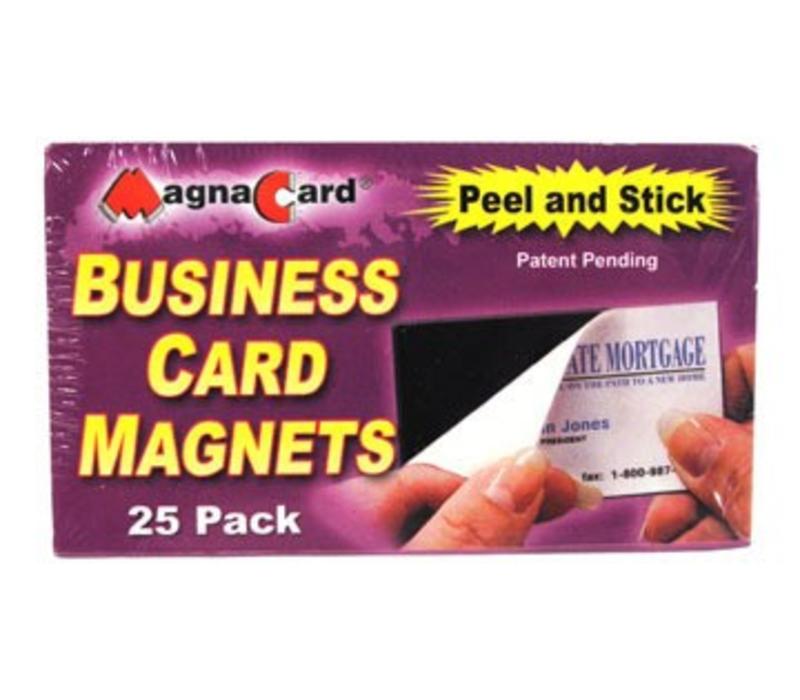 Peel and Stick Business Card Magnets Lot of 25