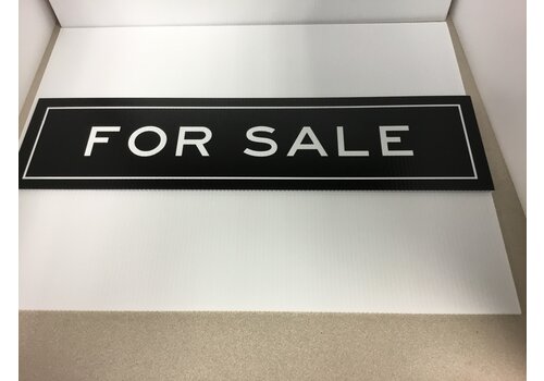 Sign Rider B & W For Sale 6x24