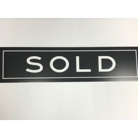 Sign Rider B & W Sold 6x24