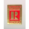 Realtor R Pin -  Commercial - Gold - Large