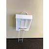 Flyer Box w/Lawn Stake -  White