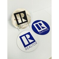 Realtor R Auto Magnet - Round -