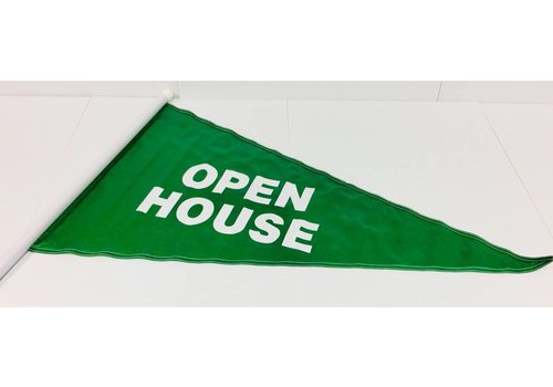 Flag - Open House - Green