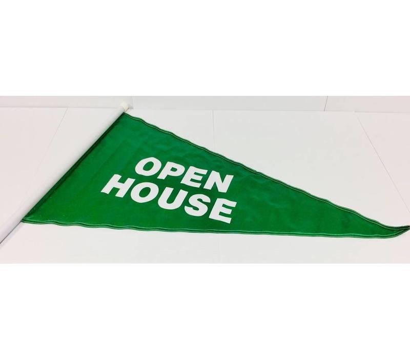 Flag - Open House - Green