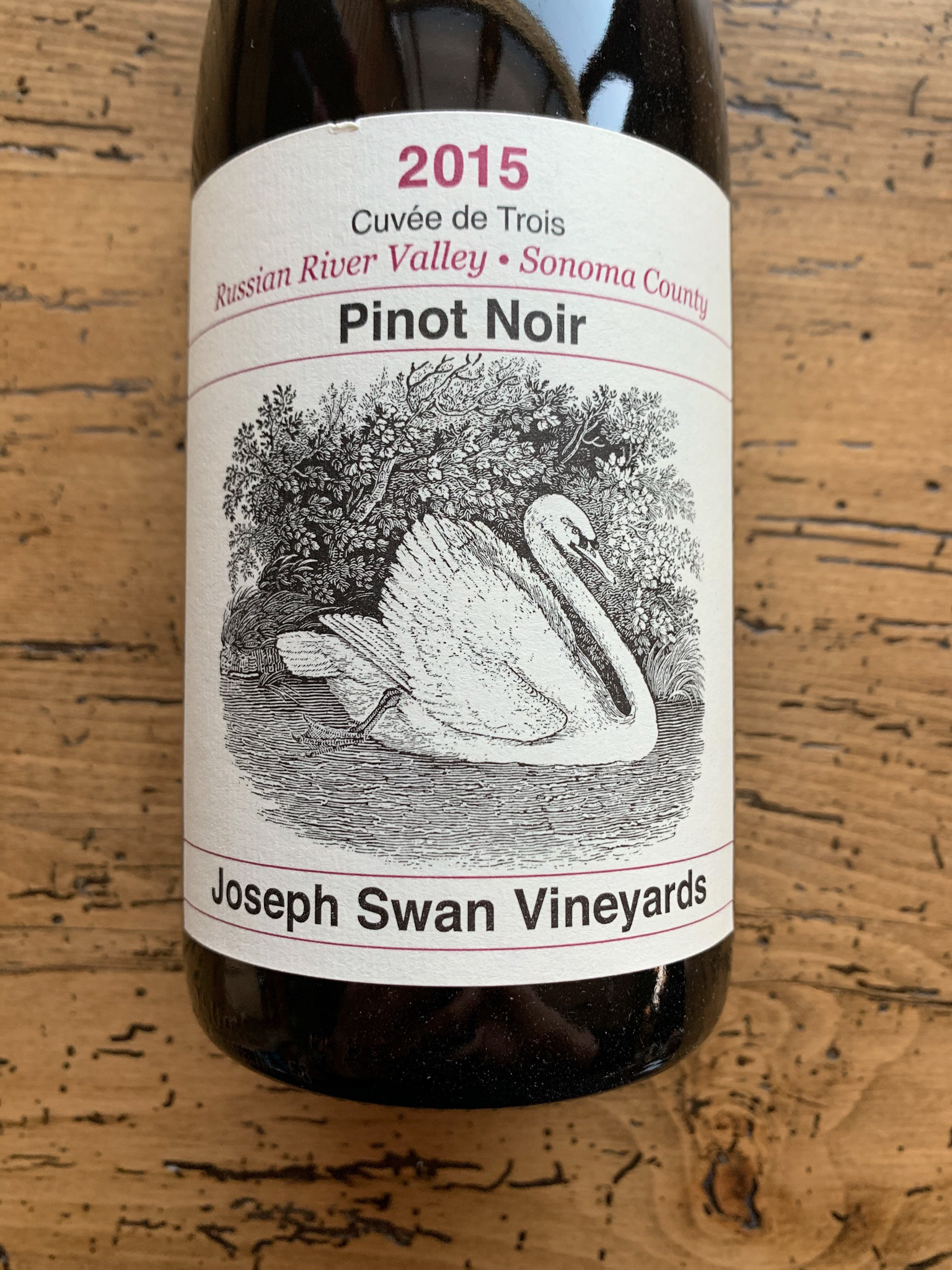 Joseph Swan Vineyards Pinot Noir Cuvee De Trois Woodland Wine Merchant
