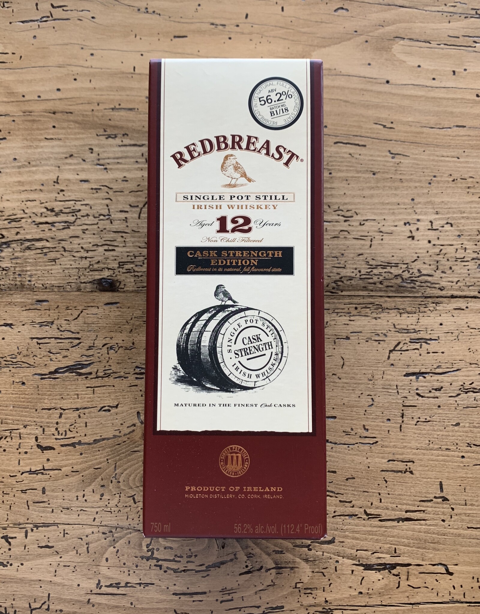 Redbreast Irish Whisky 12 Year Cask Strength
