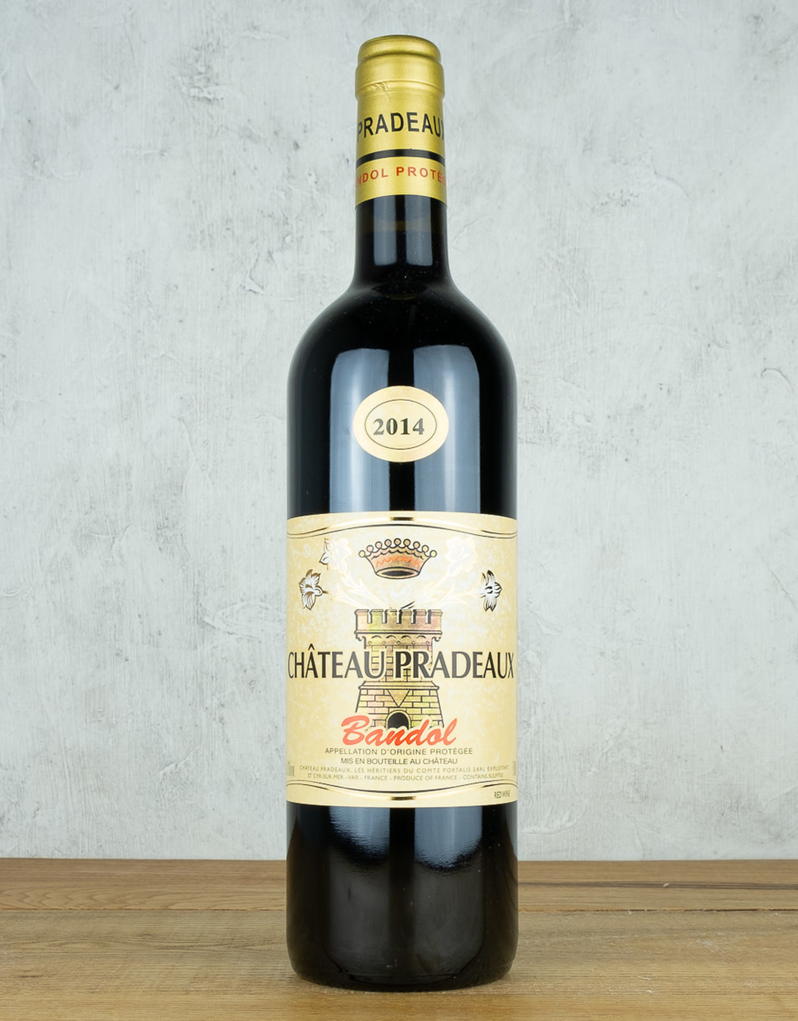 Chateaux Pradeaux Bandol Rouge 2020