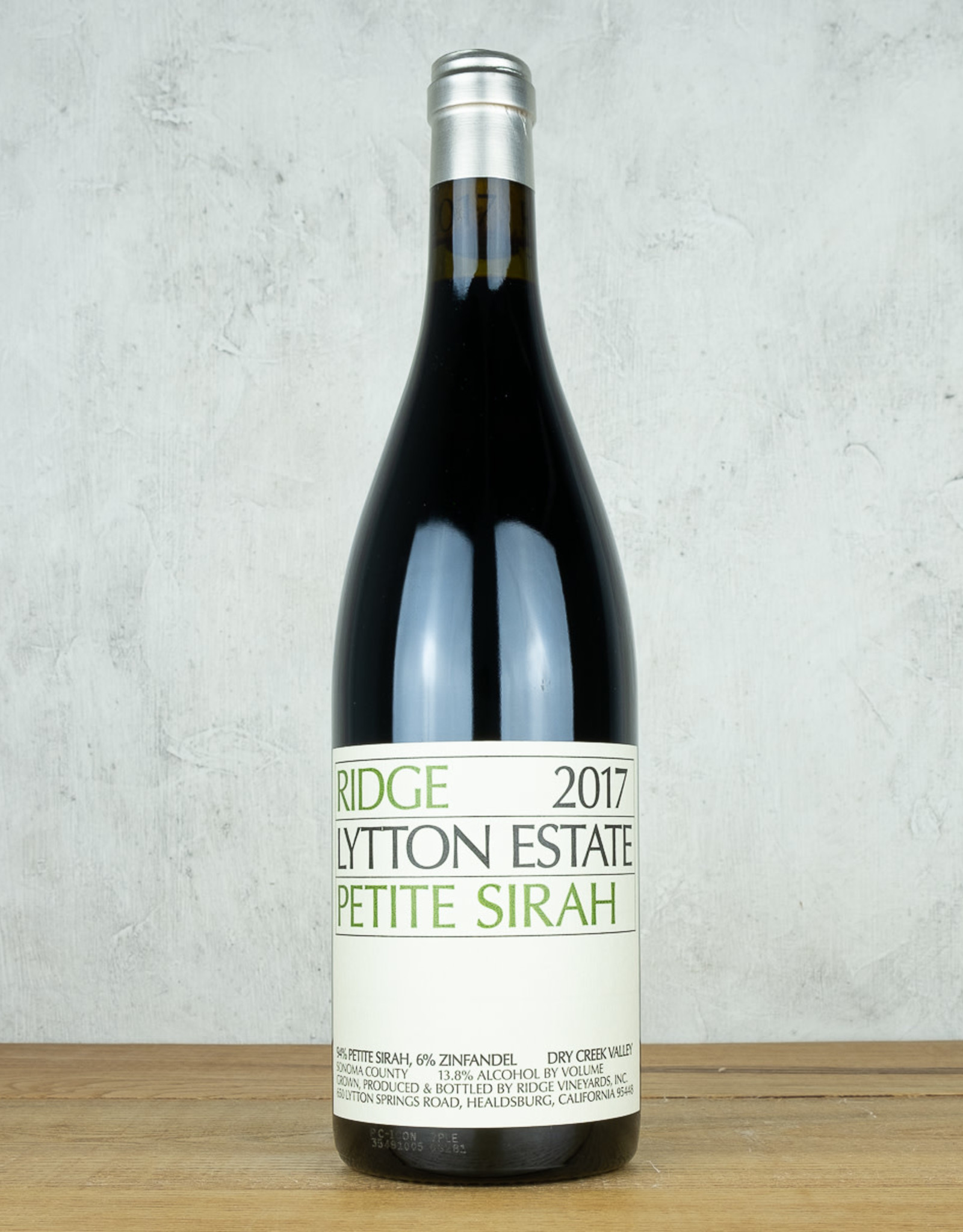 Ridge Lytton Estate Petite Sirah