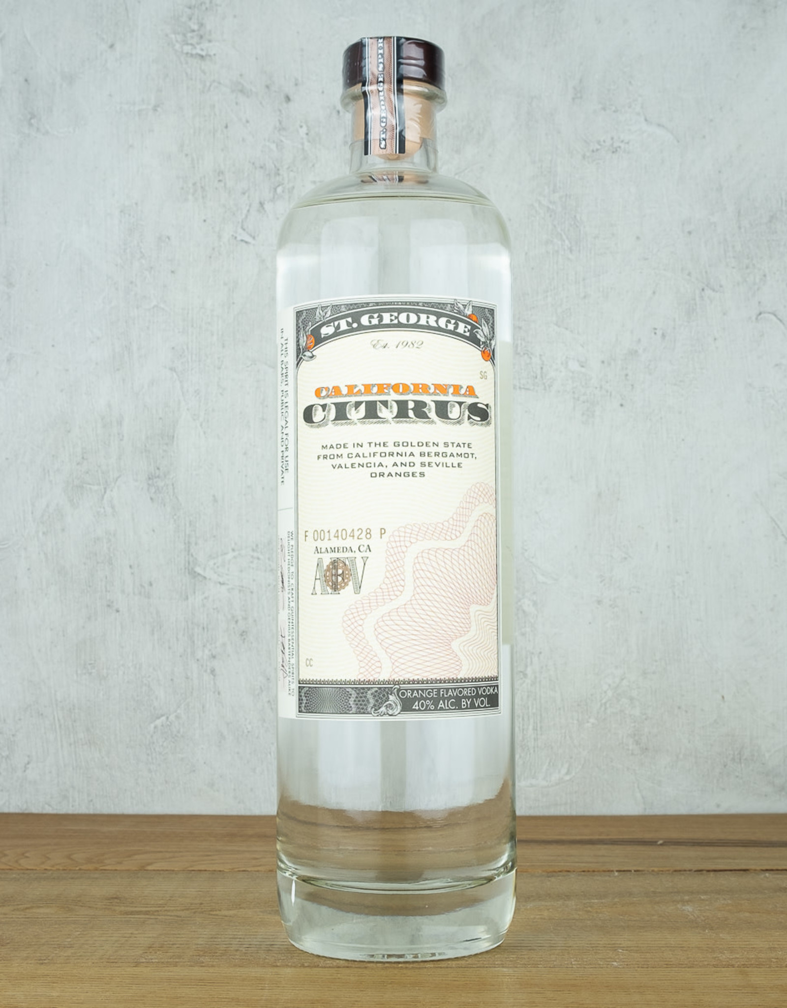 St George Citrus Vodka