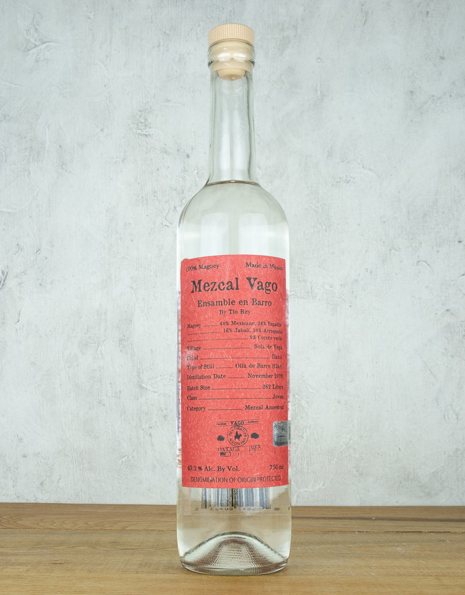 Mezcal Vago Ensamble en Barro