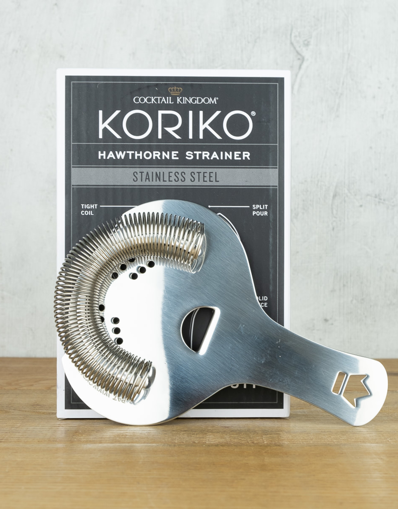 Cocktail Kingdom Koriko Hawthorne Strainer