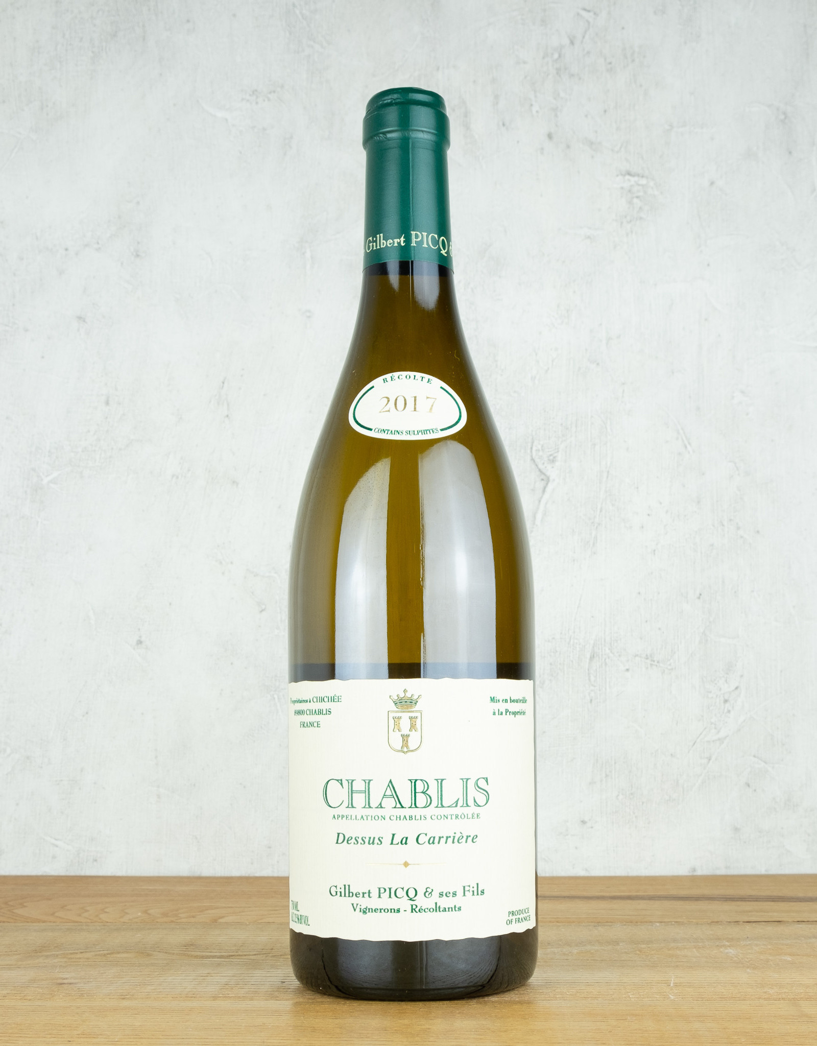 Gilbert Picq Dessus la Carriere Chablis