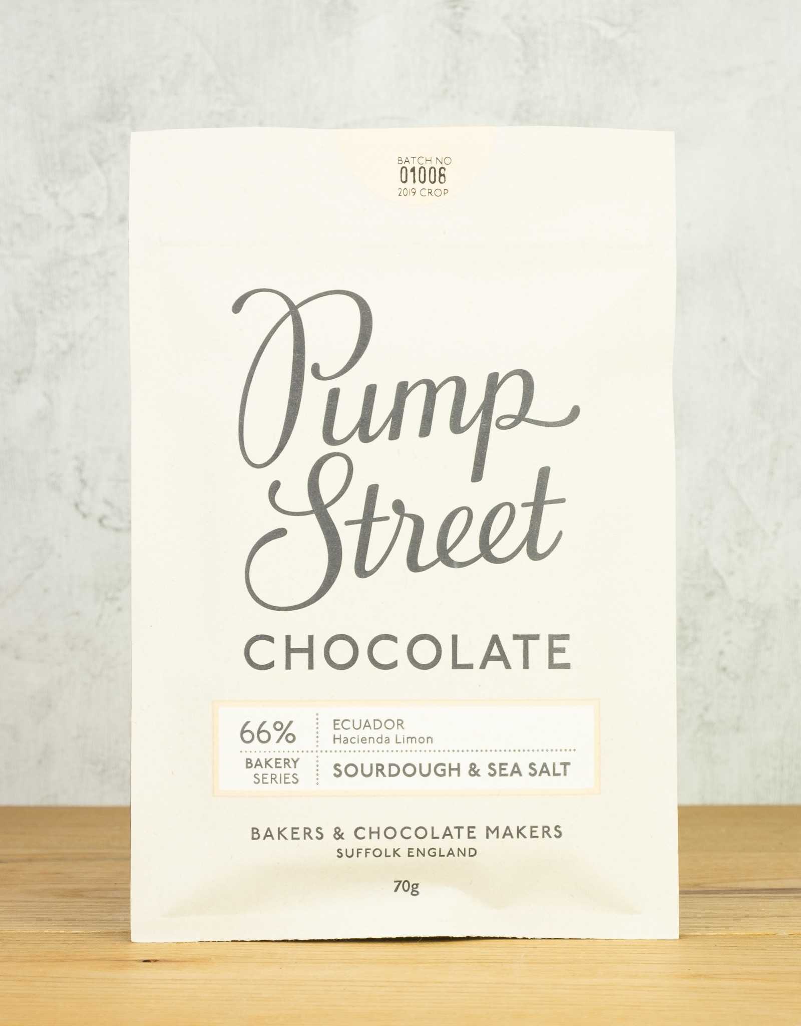 Pump Street Chocolate Sourdough and Sea Salt