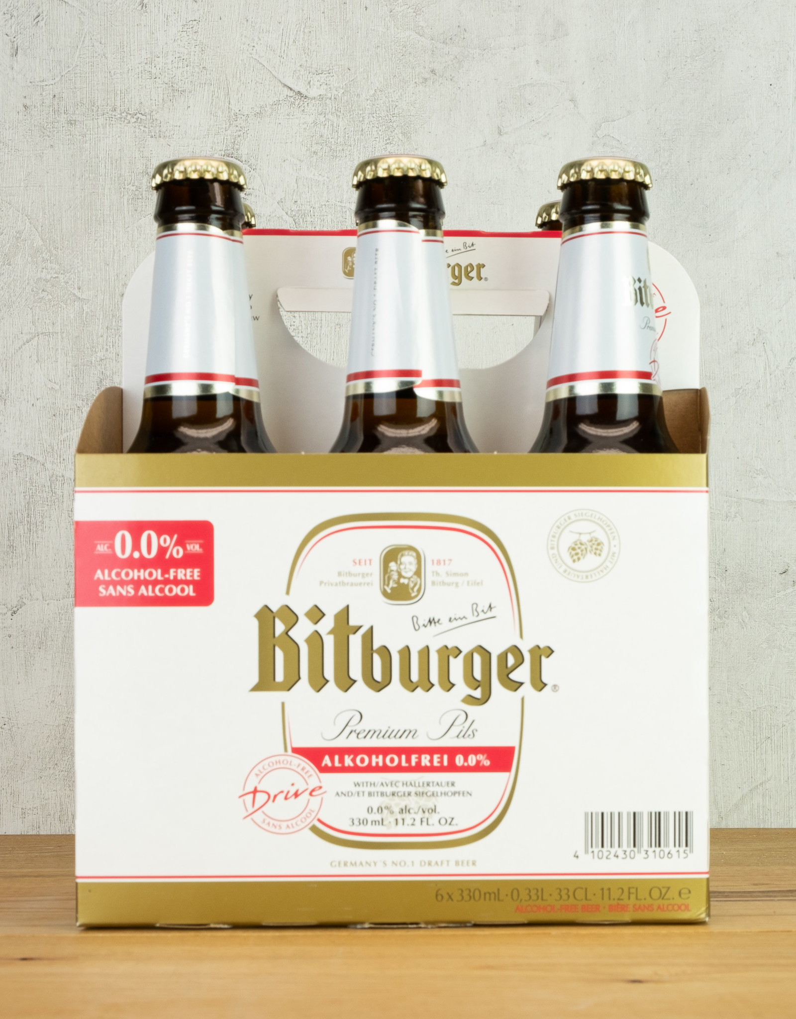 Bitburger Drive NA Pilsner 6pk