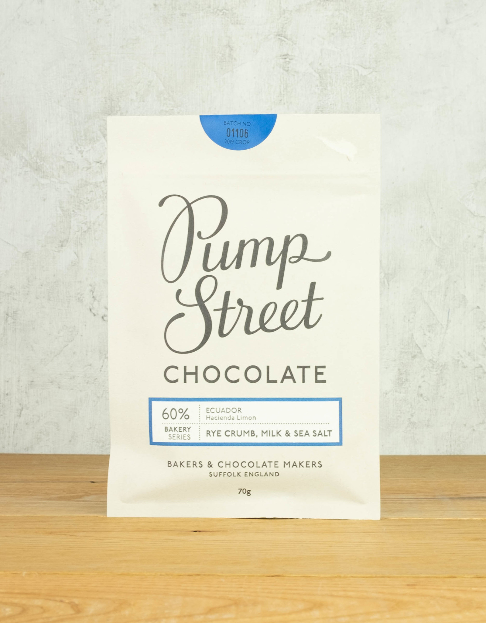 Pump Street Chocolate Rye Crumb, Milk, Sea Salt