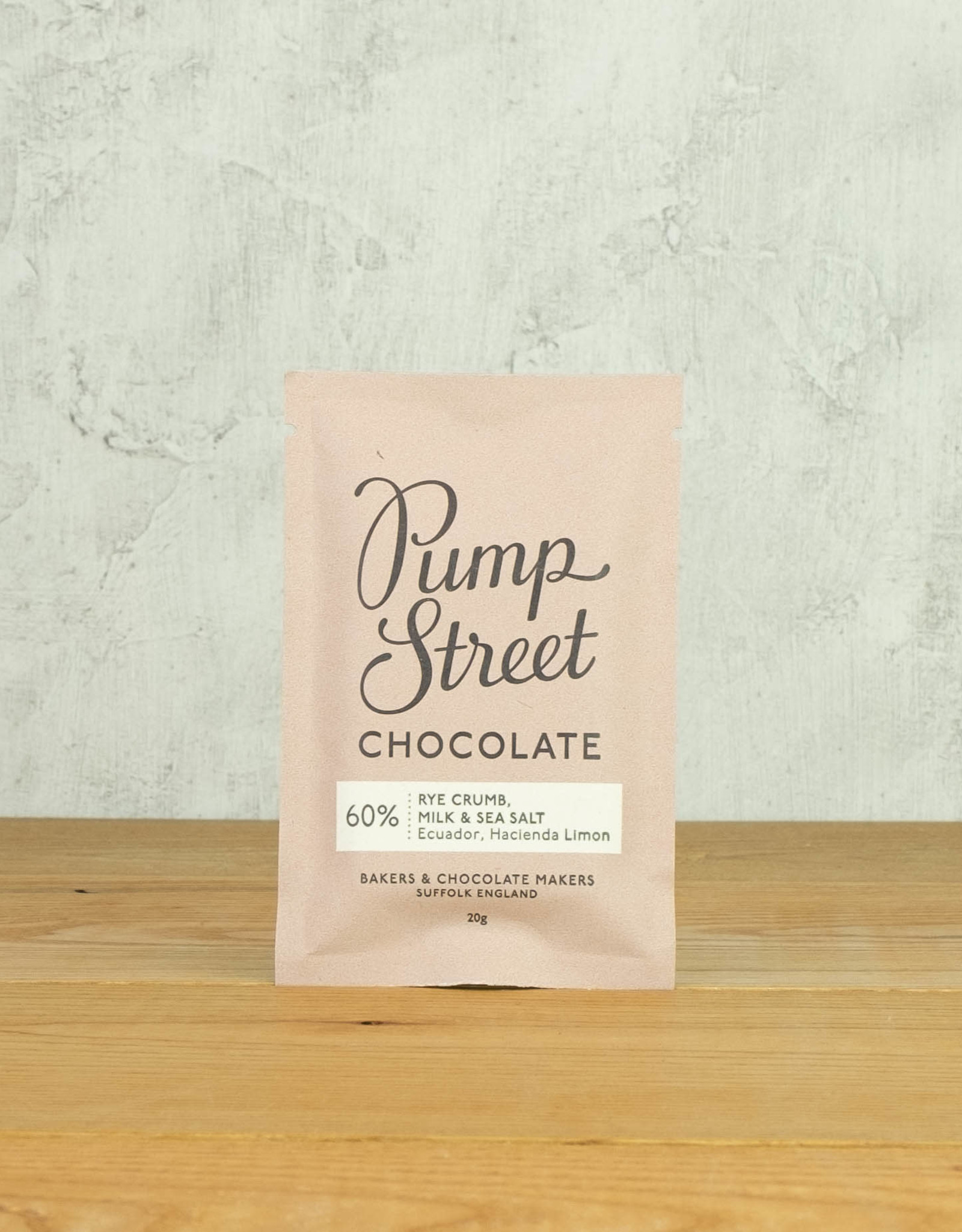 Pump Street Chocolate Rye Crumb, Milk & Sea Salt 60% Mini