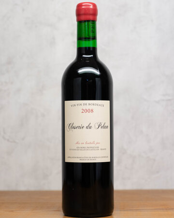 Closerie du Pelan Vin Fin de Bordeaux 2008