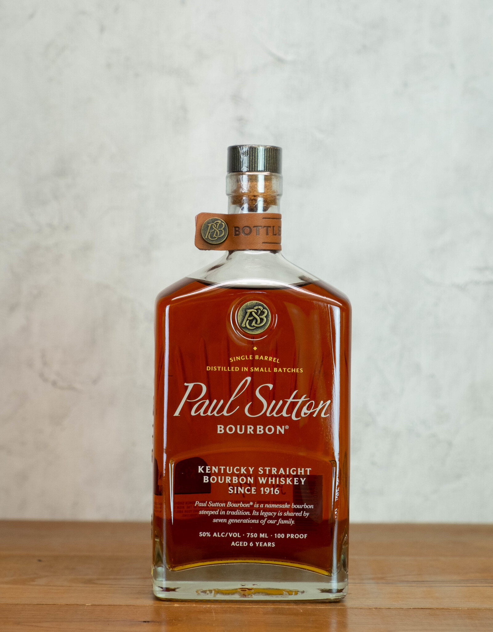 Paul Sutton Bottled In Bond Bourbon