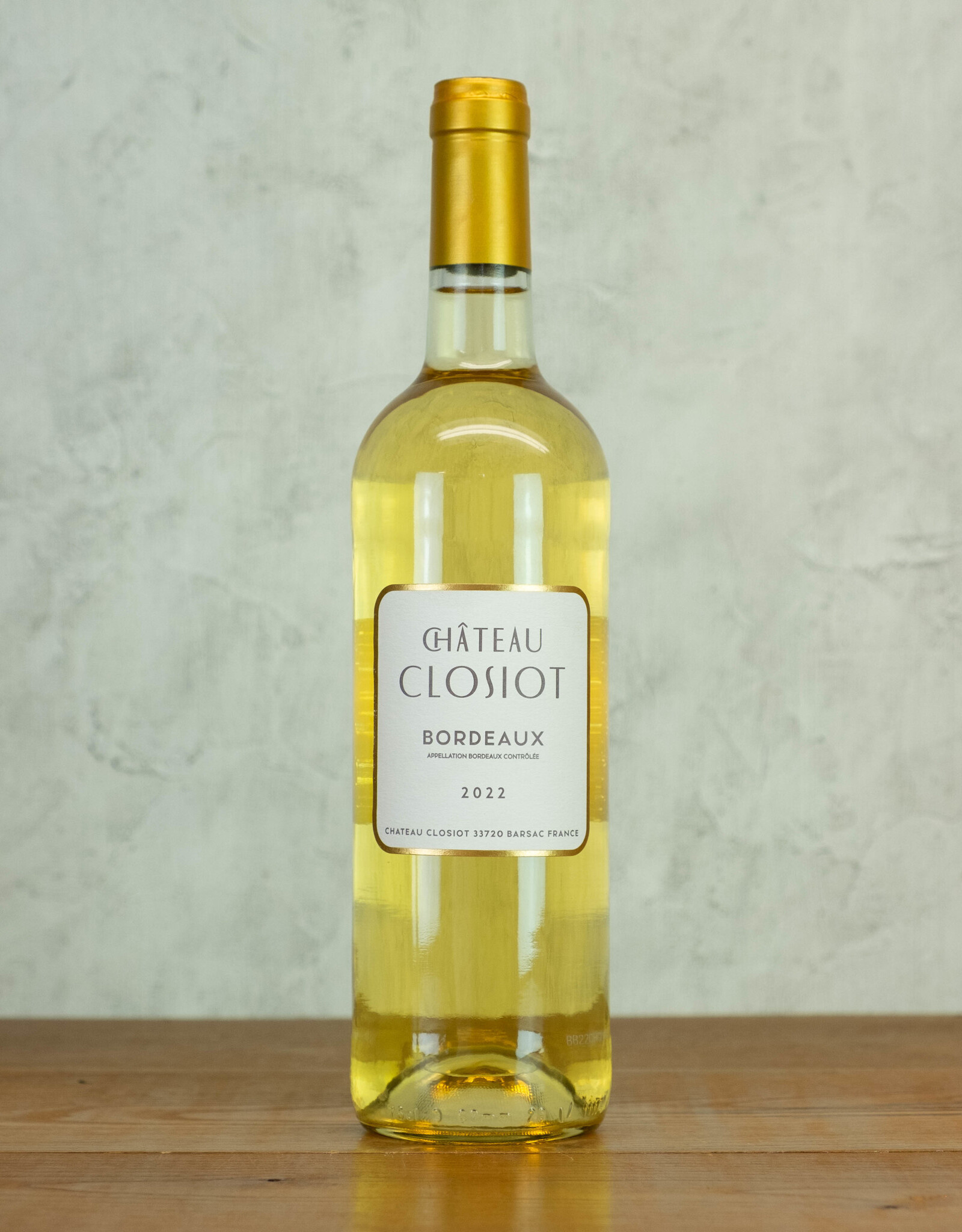 Chateau Closiot Bordeaux Blanc