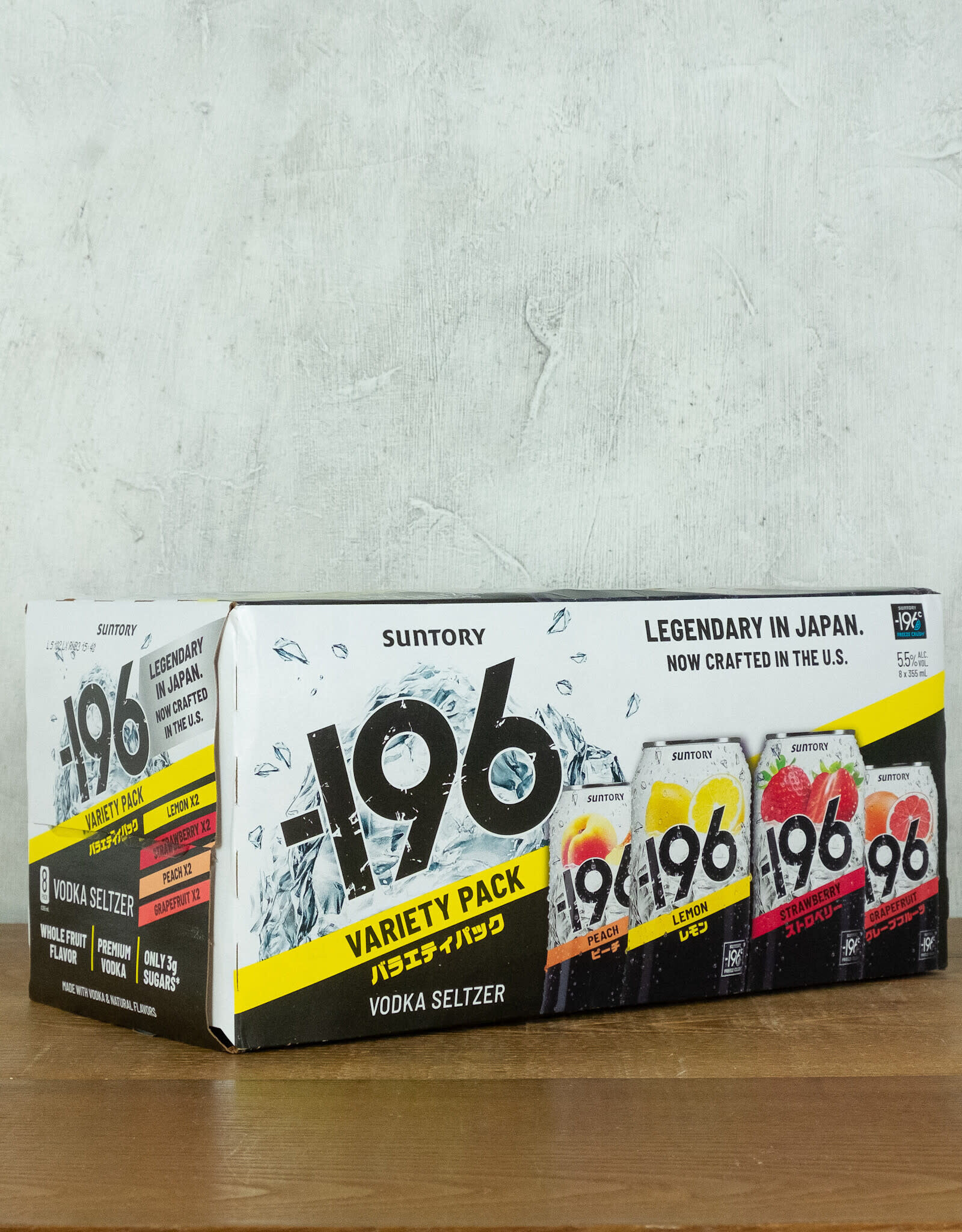 Suntory -196 Seltzer  Combo Flavor Variety Pack