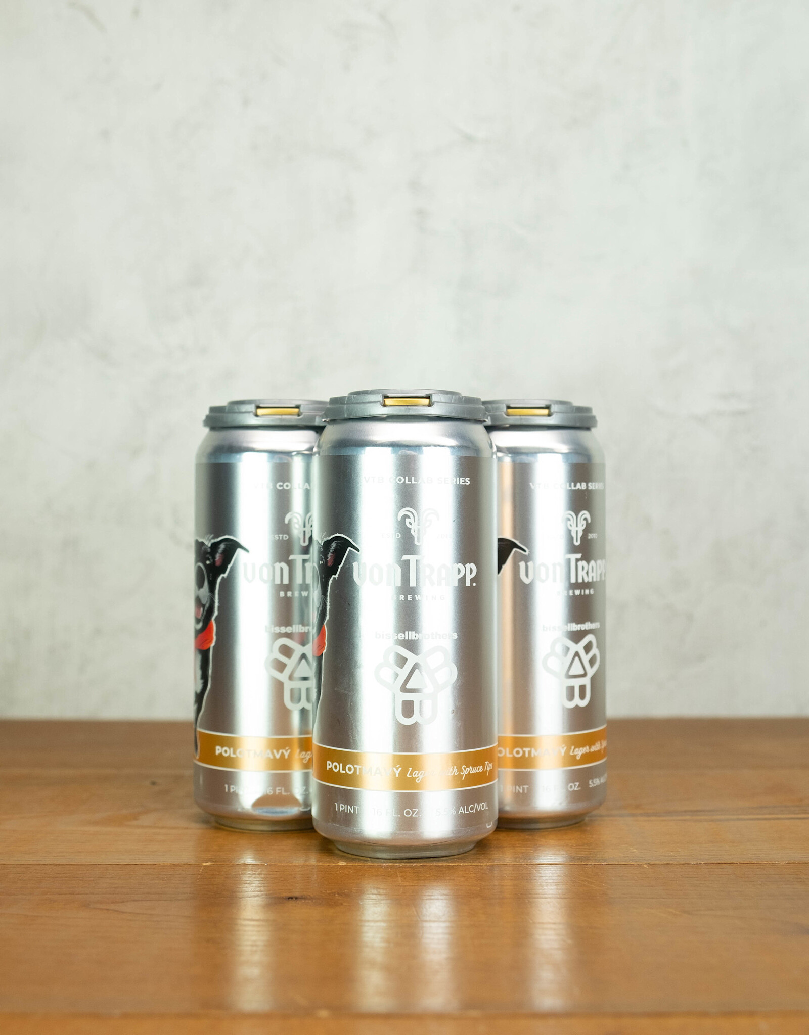 Von Trapp Bissell Brothers Polotmavy Lager with Spruce Tips 4pk