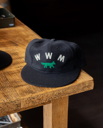 Woodland Wine Merchant Fox Logo Hat Wool
