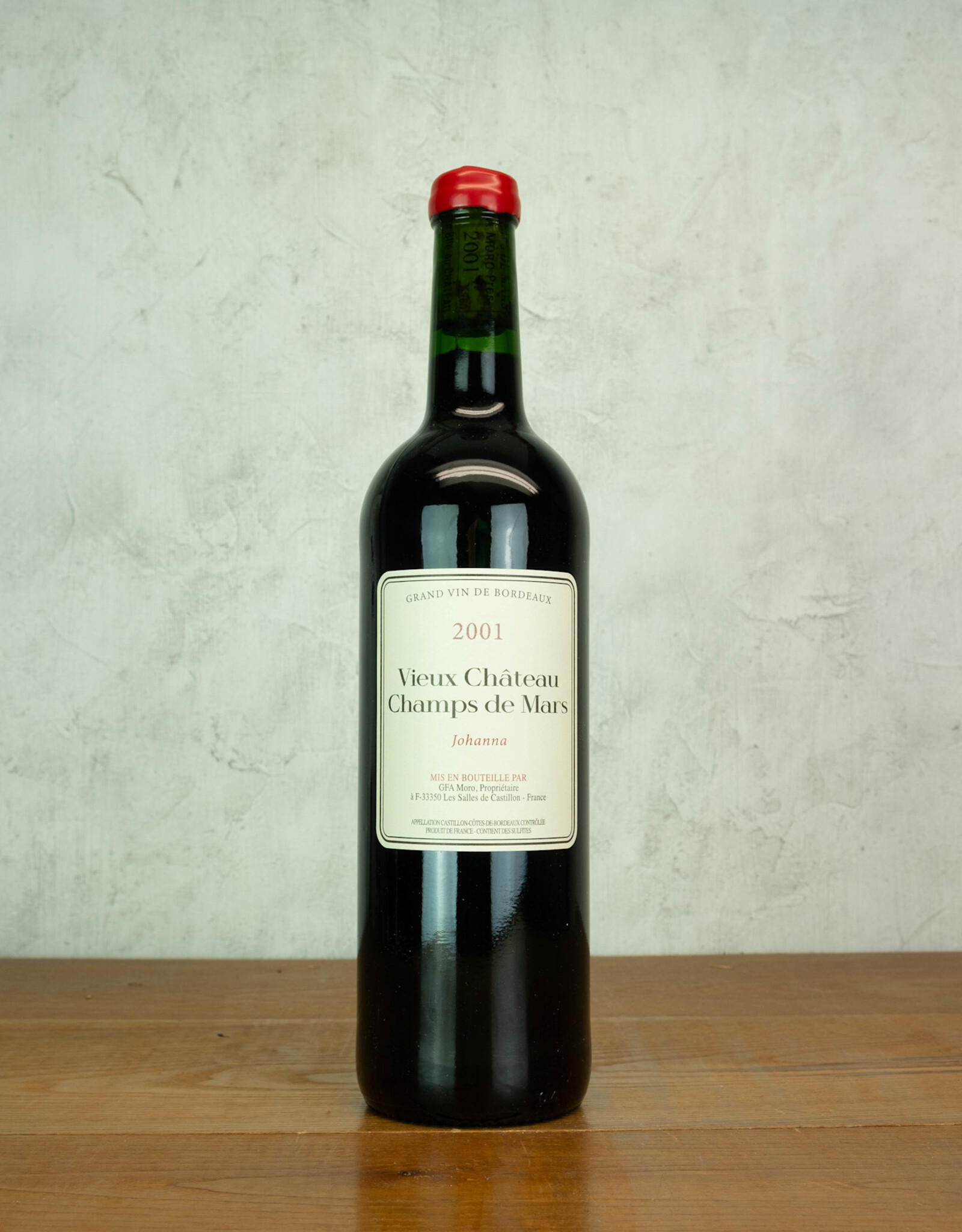 Vieux Chateau Champs de Mars Cotes de Castillon 2001