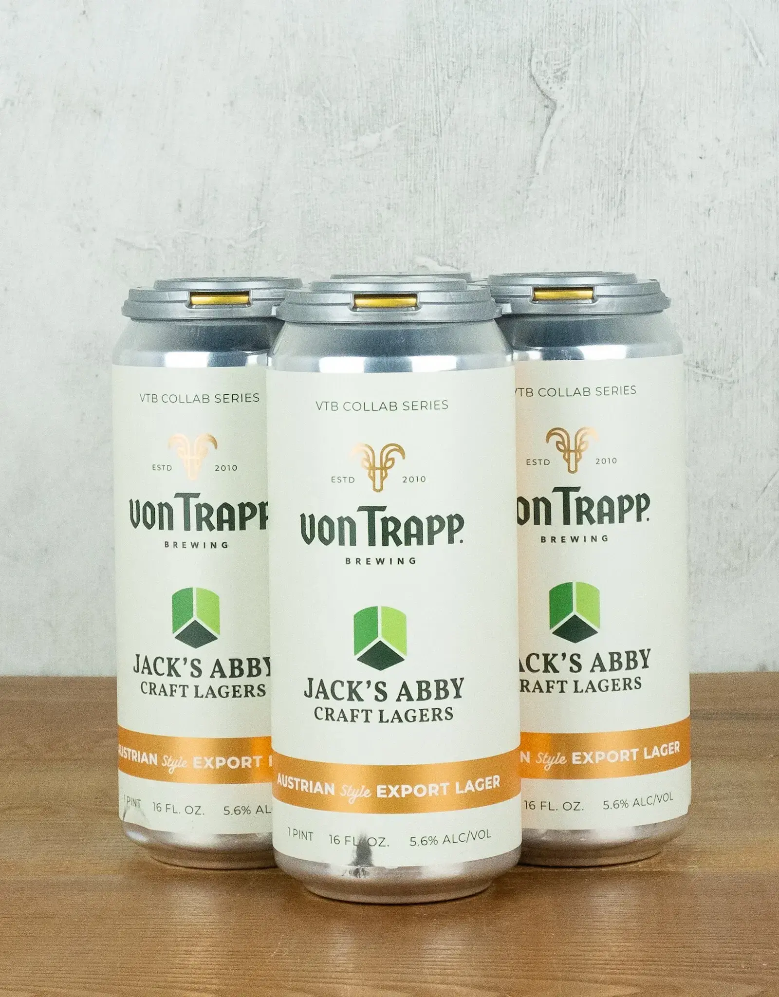 Von Trapp x Jacks Abby Export Lager 4pk