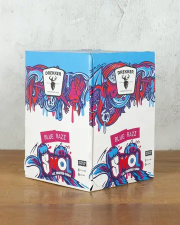 Drekker SMOL Blue Razz Fruited Sour 4pk