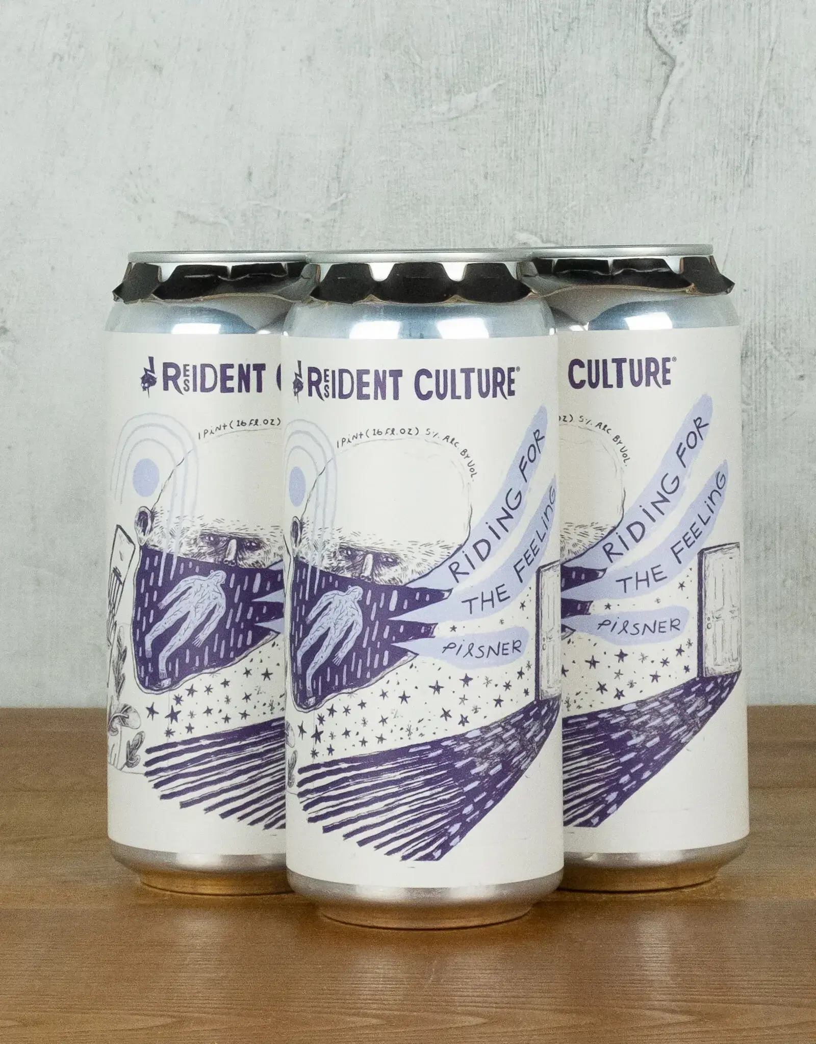 Resident Culture Riding for the Feeling Italian Pilsner 4pk