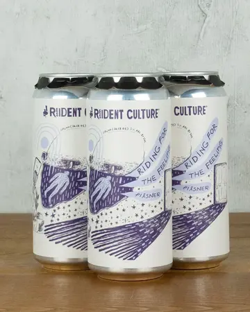 Resident Culture Riding for the Feeling Italian Pilsner 4pk