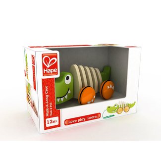 +Hape Walk-A-Long Croc Pull Toy E0348