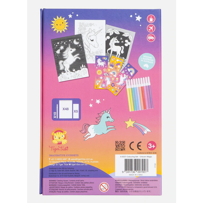 Tiger Tribe Tiger Tribe Colouring Set - Unicorn Magic