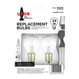 Lava Lamp - 25 Watt Bulb 2Pk
